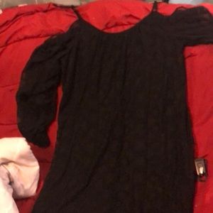 Cold shoulder  dresswith adjustablestraps dress